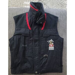 Marker San Francisco 49ers Ski Classic Nylon Black Vest 2002 Olympics Size‎ M